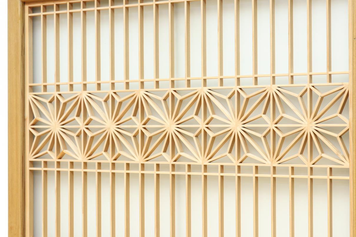 Small carved Ranma with glass EZ2781ab