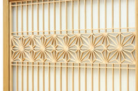 Small carved Ranma with glass EZ2781ab