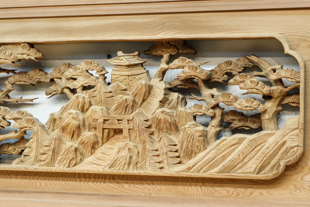 Deeply carved Ranma EZ2782ab