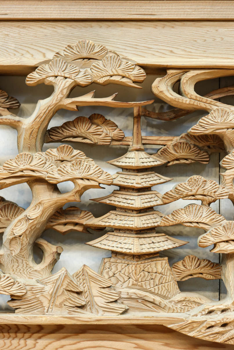 Deeply carved Ranma EZ2782ab