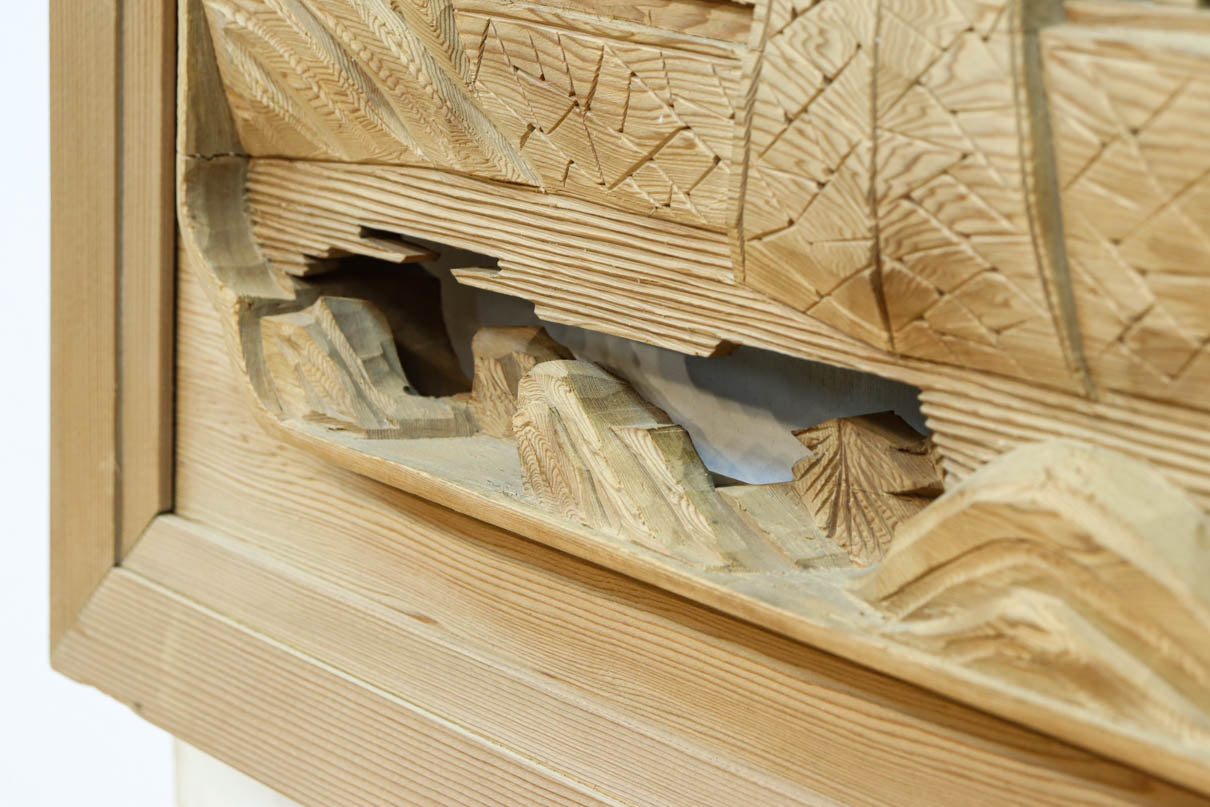 Deeply carved Ranma EZ2782ab