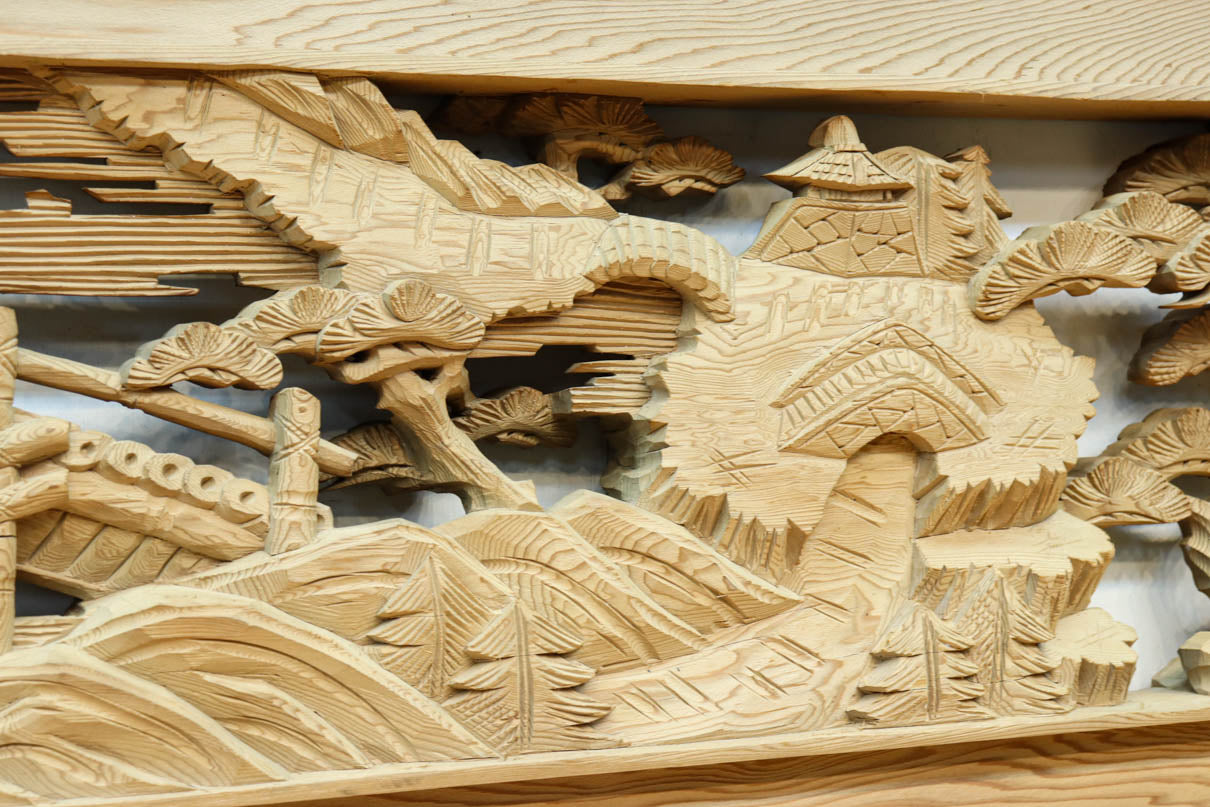 Deeply carved Ranma EZ2782ab