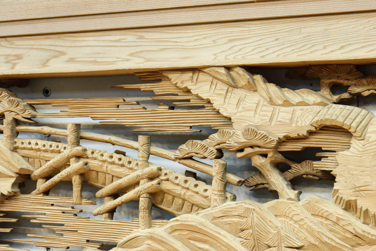 Deeply carved Ranma EZ2782ab