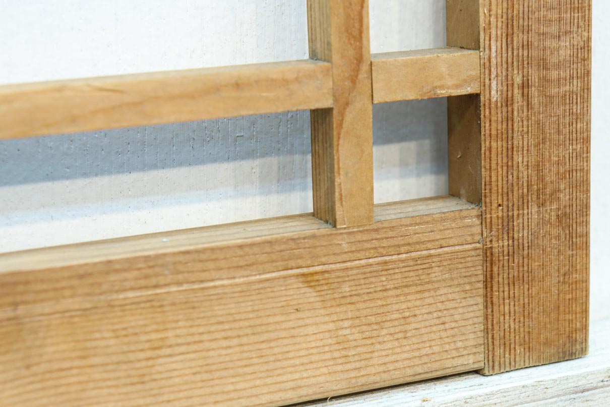 桜亀甲の組子細工が映える小型欄間　EZ2789ab　在庫(a:1 b:1)枚