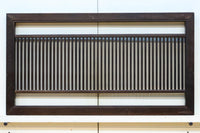 端然と並ぶ縦格子が映える小型欄間　EZ2790　在庫2枚