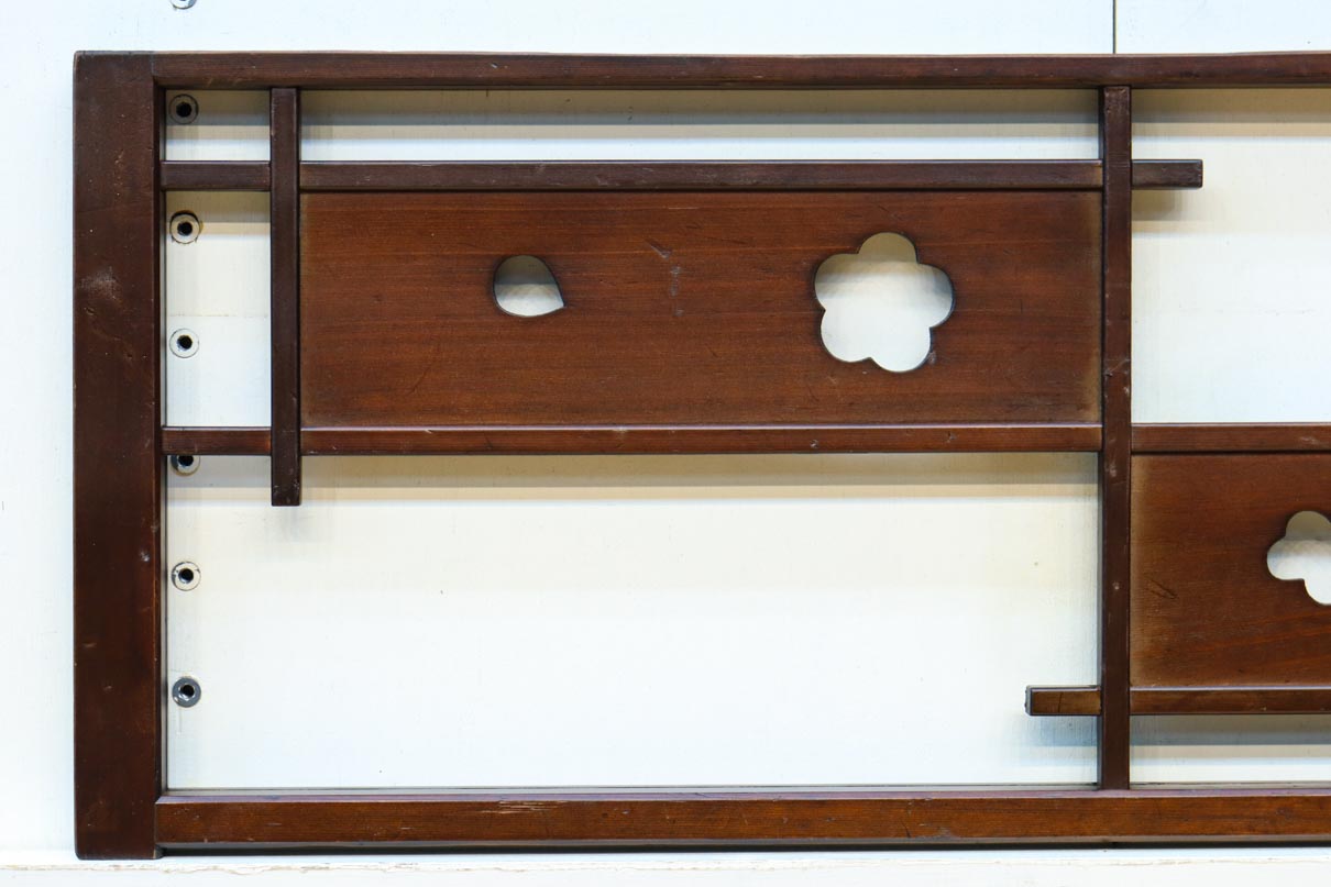 花柄透かし模様が可愛らしい小型欄間　EZ2791　在庫(a:1 b:1)枚