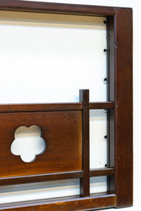 花柄透かし模様が可愛らしい小型欄間　EZ2791　在庫(a:1 b:1)枚