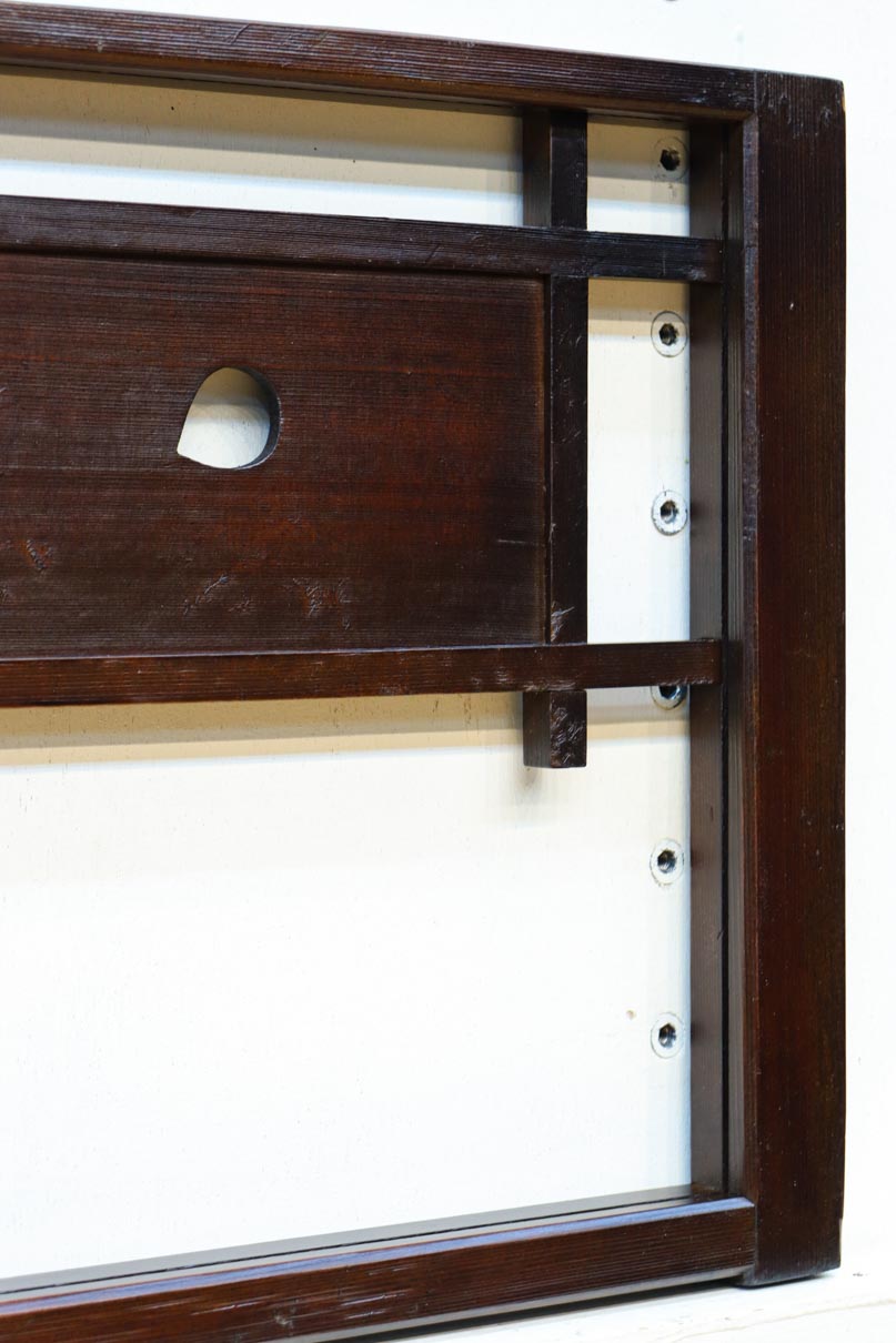 花柄透かし模様が可愛らしい小型欄間　EZ2791　在庫(a:1 b:1)枚