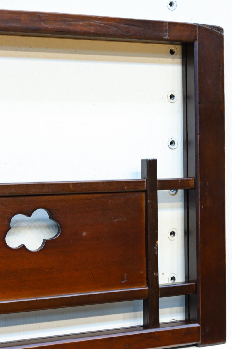 花柄透かし模様が可愛らしい小型欄間　EZ2791　在庫(a:1 b:1)枚