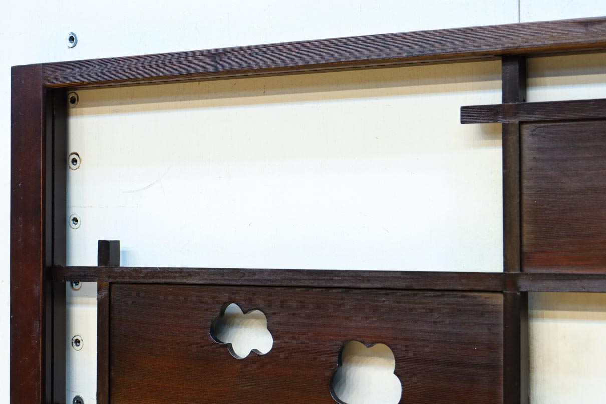 花柄透かし模様が可愛らしい小型欄間　EZ2791　在庫(a:1 b:1)枚