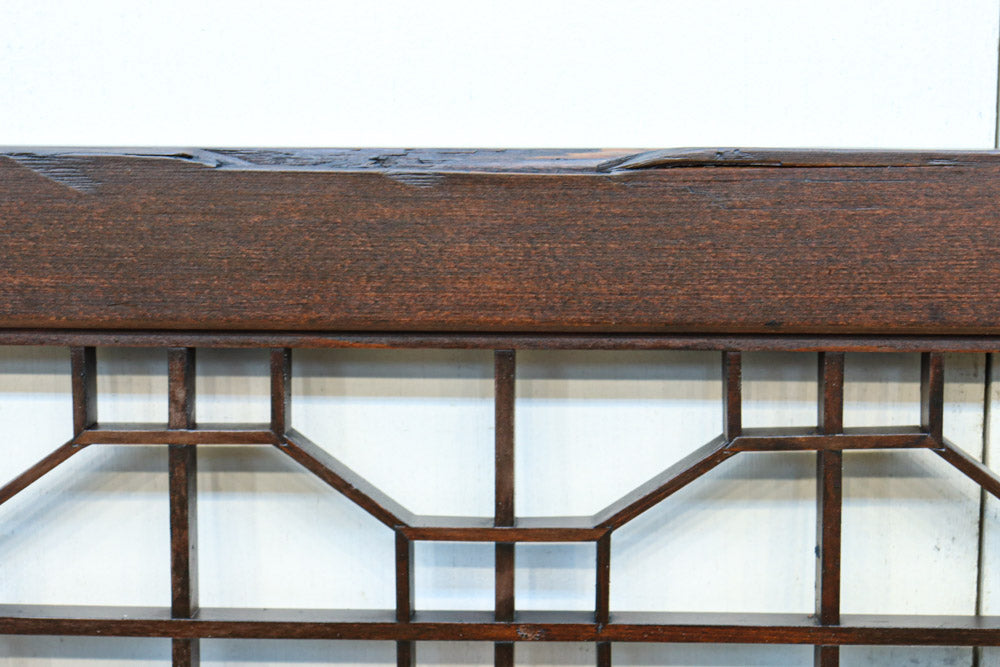 蜀江組子が全面に浮かぶ小型欄間　EZ2796ab　在庫(a:4 b:2)枚