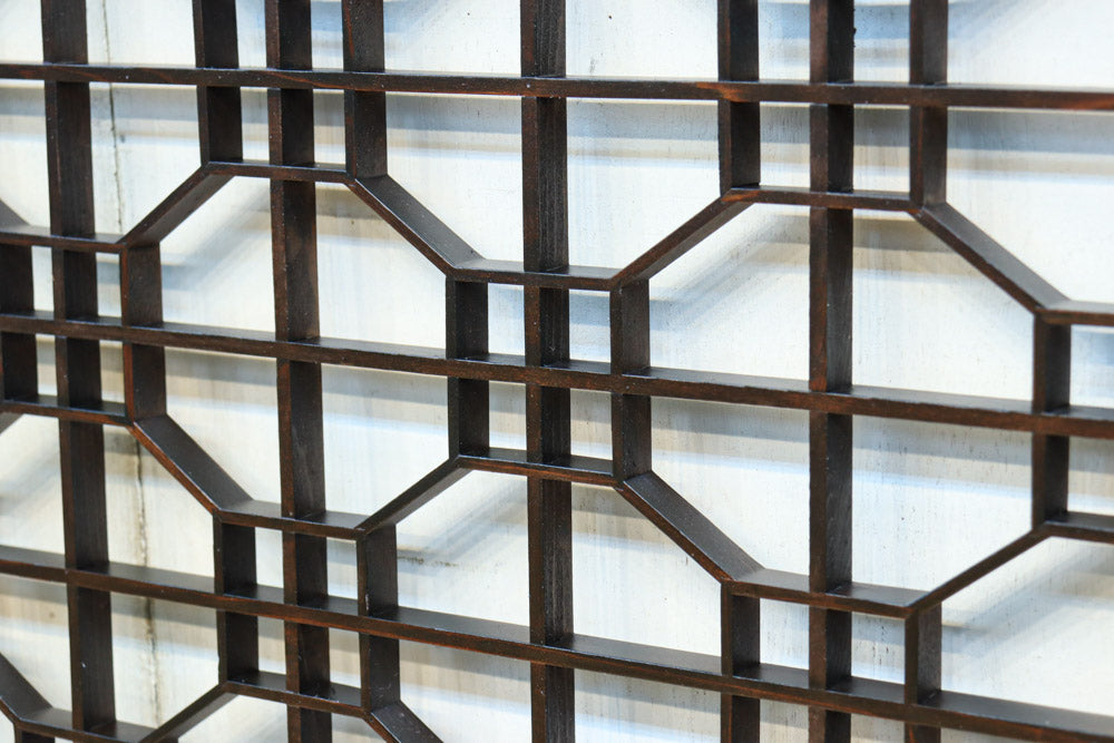 蜀江組子が全面に浮かぶ小型欄間　EZ2796ab　在庫(a:4 b:2)枚