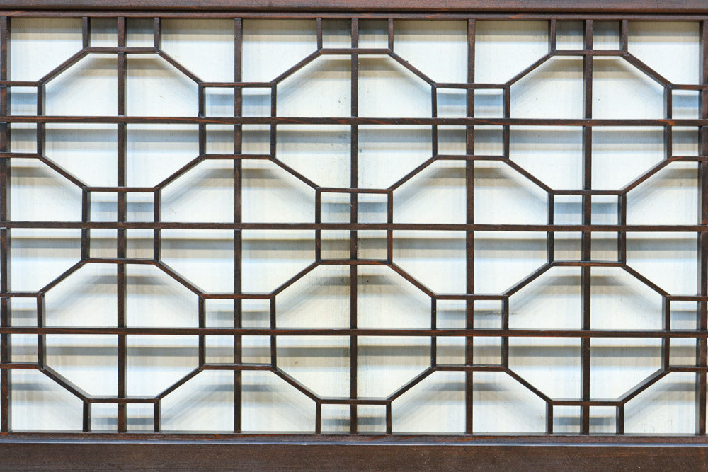 蜀江組子が全面に浮かぶ小型欄間　EZ2796ab　在庫(a:4 b:2)枚