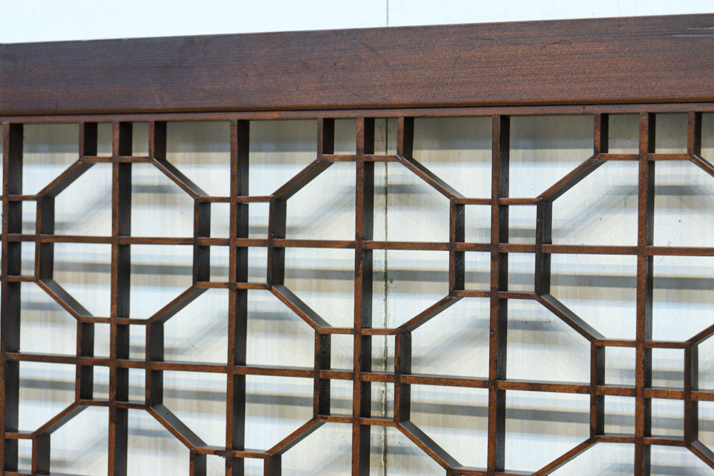 蜀江組子が全面に浮かぶ小型欄間　EZ2796ab　在庫(a:4 b:2)枚