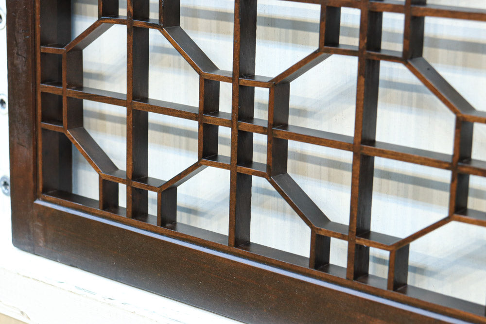 蜀江組子が全面に浮かぶ小型欄間　EZ2796ab　在庫(a:4 b:2)枚