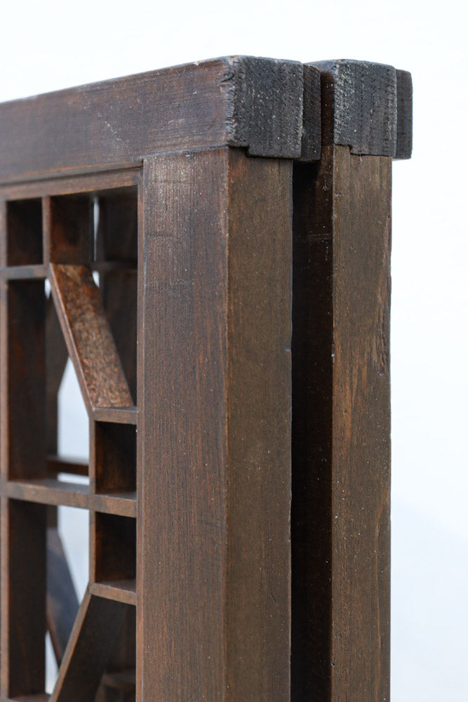 蜀江組子が全面に浮かぶ小型欄間　EZ2796ab　在庫(a:4 b:2)枚