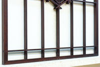 麻の葉と胡麻組子の装飾で雅な面持ちの小型建具素材　EZ2803　在庫2枚