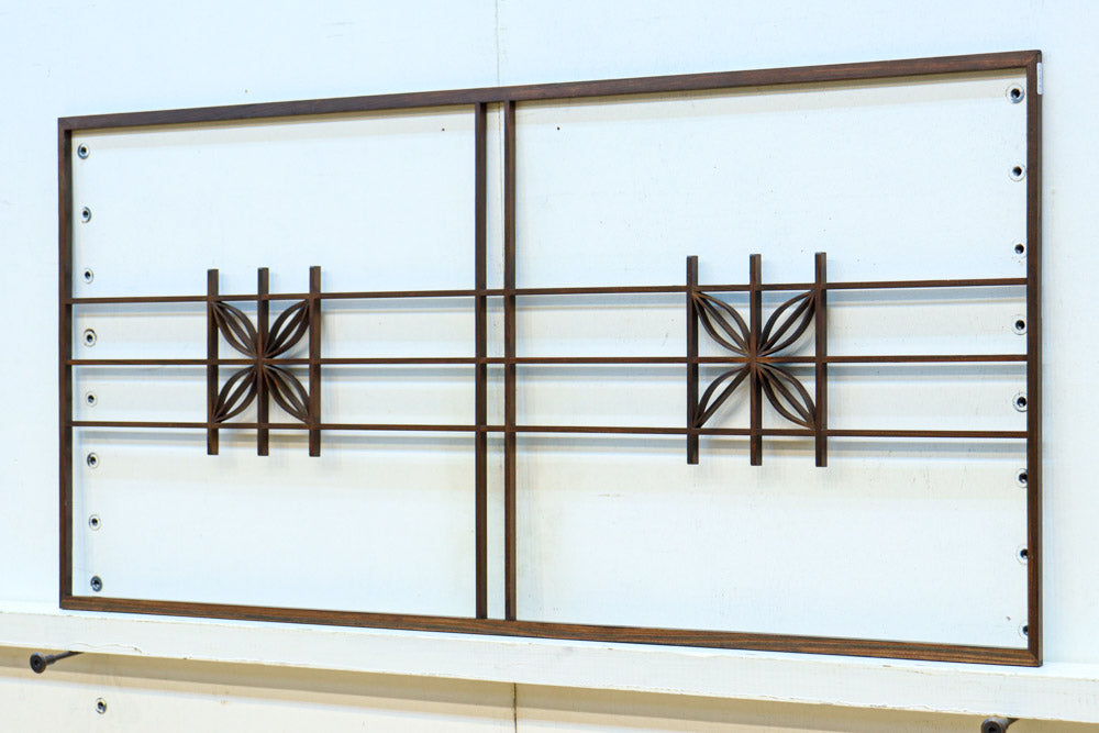 七宝組子装飾が引き立つ小型欄間素材　EZ2804a　在庫４枚