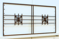 七宝組子装飾が引き立つ小型欄間素材　EZ2804a　在庫４枚