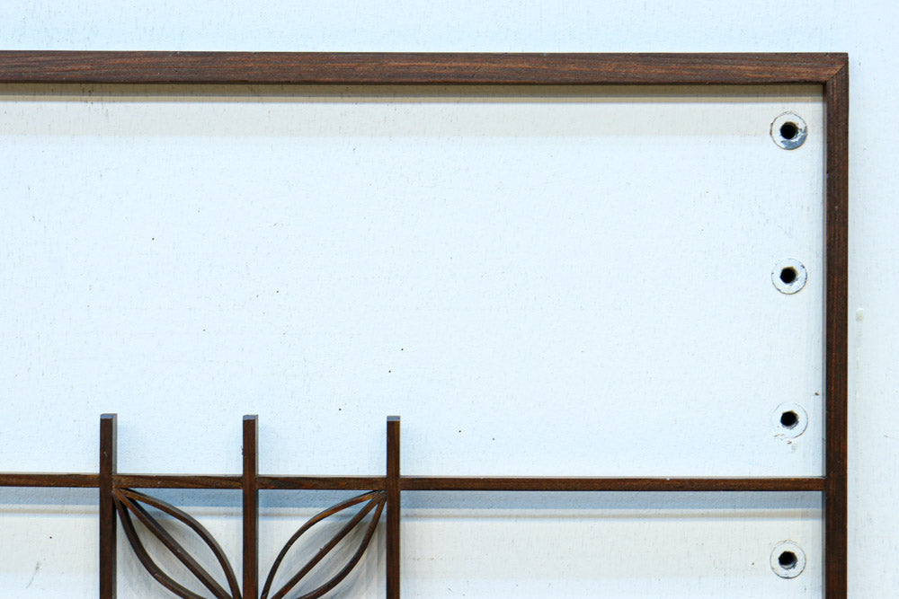 七宝組子装飾が引き立つ小型欄間素材　EZ2804a　在庫４枚