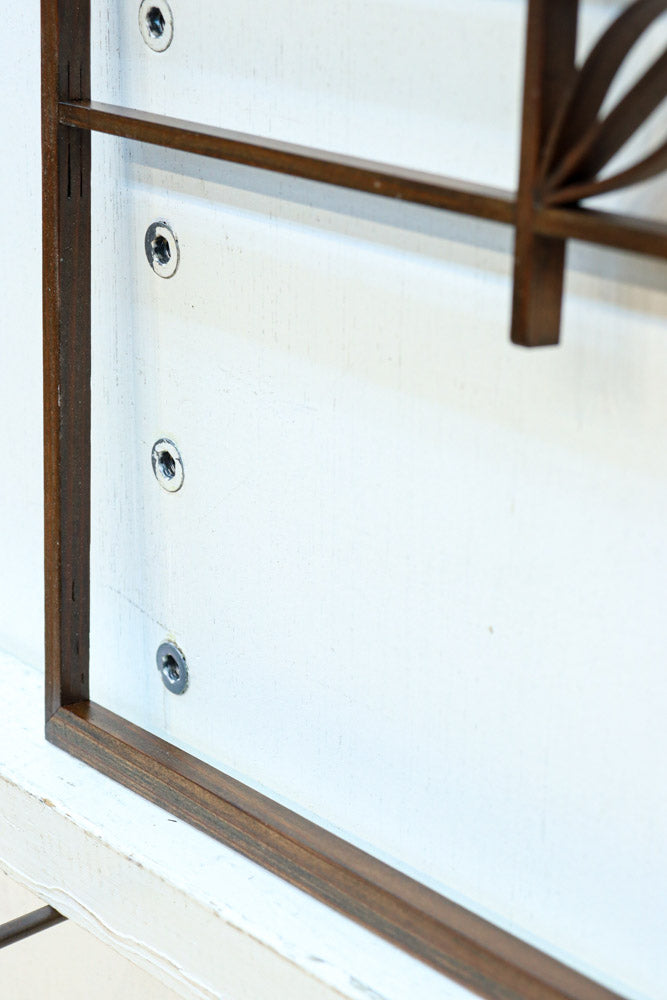 七宝組子装飾が引き立つ小型欄間素材　EZ2804a　在庫４枚