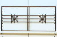 七宝組子装飾が引き立つ小型欄間素材　EZ2804a　在庫４枚