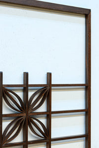 シンプルな中に七宝組子装飾が映える小型欄間素材　EZ2804b　在庫４枚