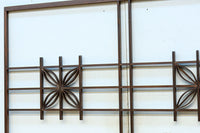 シンプルな中に七宝組子装飾が映える小型欄間素材　EZ2804b　在庫４枚