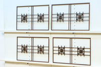 シンプルな中に七宝組子装飾が映える小型欄間素材　EZ2804b　在庫４枚