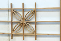 シンプルデザイン！！七宝組子装飾で風情ある小型欄間素材　EZ2805b　在庫４枚