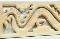 軽やかな龍の姿で愛嬌あるレリ－フ調彫刻飾り　EZ2806　在庫5枚