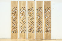 軽やかな龍の姿で愛嬌あるレリ－フ調彫刻飾り　EZ2806　在庫5枚