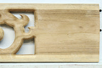 蔦の様にも見える個性的な模様を描いたレリ－フ調彫刻飾り　EZ2807　在庫5枚