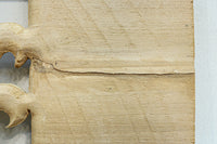 蔦をモチーフにしたユニークな模様を描いたレリ－フ調彫刻飾り　EZ2808　在庫5枚