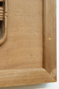 力強い鷹を描いた立体感のある彫刻欄間　EZ2813ab　在庫(a:1 b:1)枚