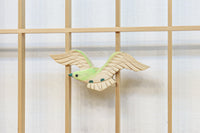 冠雪した富士を望む窓絵の気品ある書院セット　EZ2815　在庫4枚1組