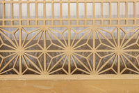 冠雪した富士を望む窓絵の気品ある書院セット　EZ2815　在庫4枚1組