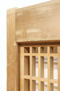 冠雪した富士を望む窓絵の気品ある書院セット　EZ2815　在庫4枚1組