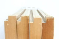 冠雪した富士を望む窓絵の気品ある書院セット　EZ2815　在庫4枚1組