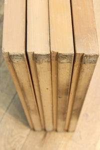 冠雪した富士を望む窓絵の気品ある書院セット　EZ2815　在庫4枚1組