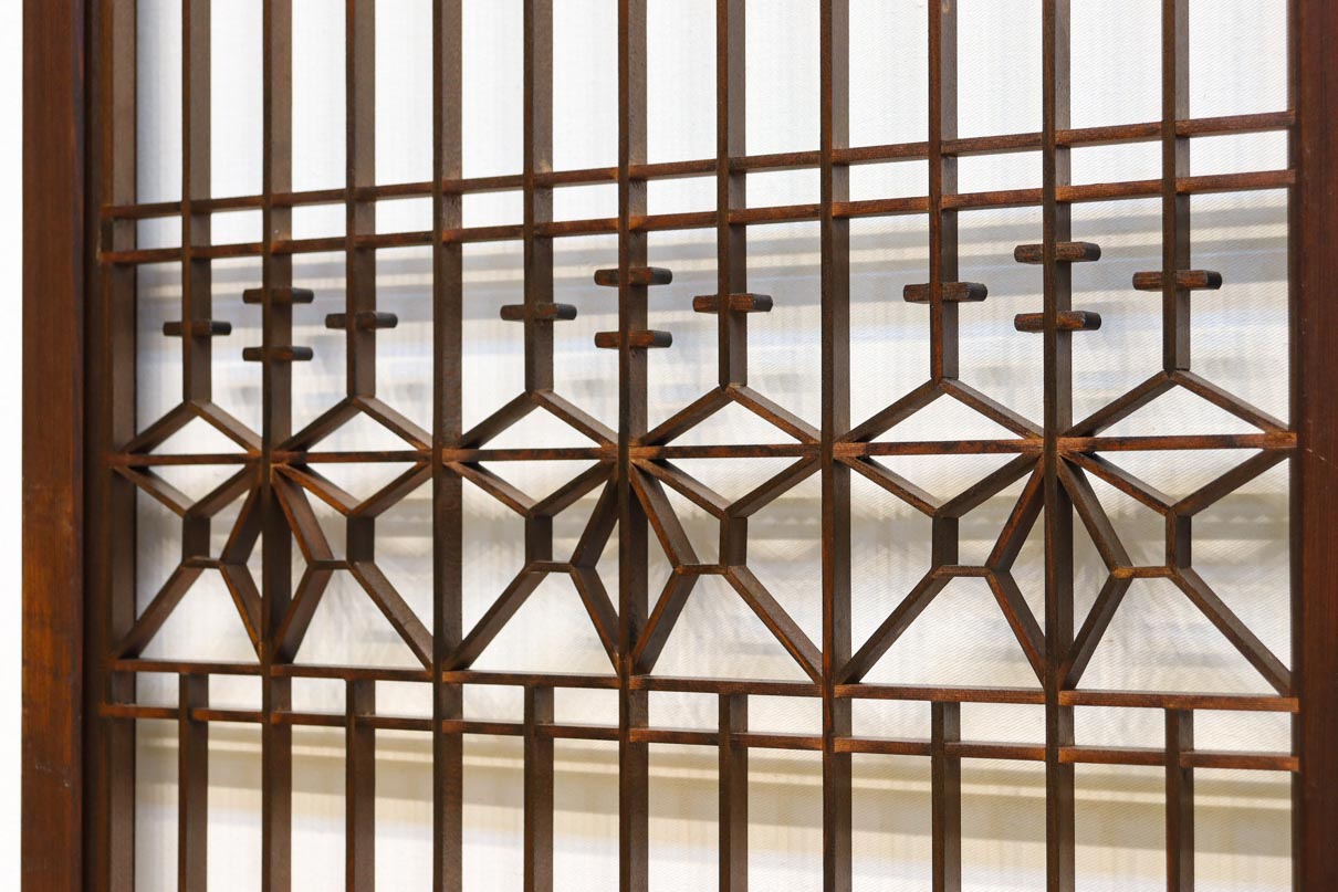 桐帯模様のモダンで美しい書院　EZ2816　在庫4枚