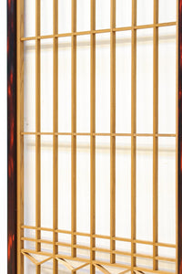 美しい朱漆枠の上品な書院　EZ2817　在庫4枚　