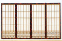 美しい朱漆枠の上品な書院　EZ2817　在庫4枚　