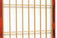 美しい朱漆枠の上品な書院　EZ2817　在庫4枚　