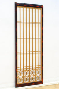 美しい朱漆枠の上品な書院　EZ2817　在庫4枚　