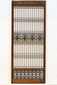 桐組子帯装飾と幾何学組子で雅な面持ちある書院　EZ2818　在庫4枚