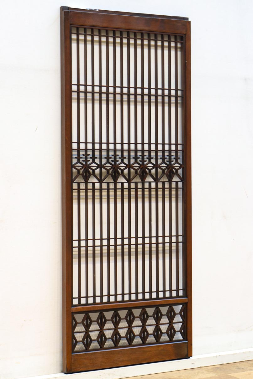 桐組子帯装飾と幾何学組子で雅な面持ちある書院　EZ2818　在庫4枚