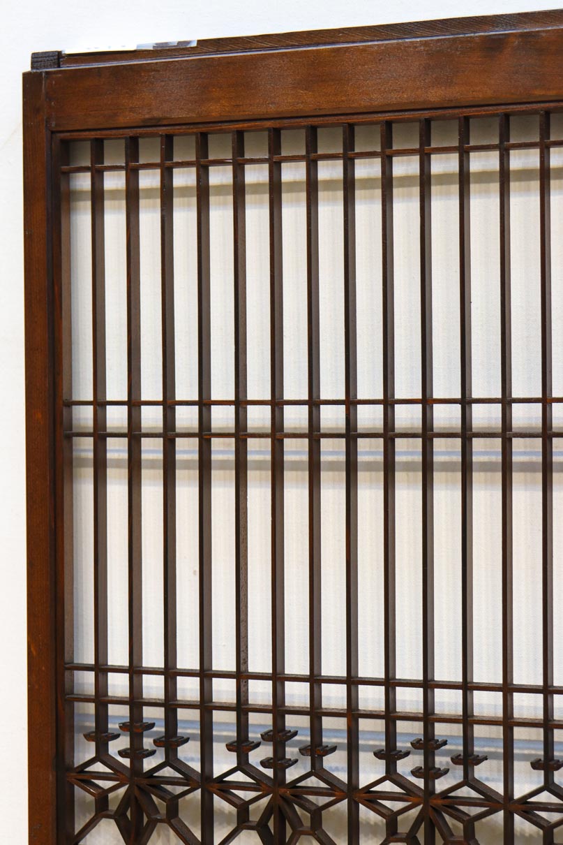 桐組子帯装飾と幾何学組子で雅な面持ちある書院　EZ2818　在庫4枚