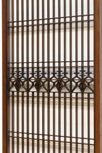 桐組子帯装飾と幾何学組子で雅な面持ちある書院　EZ2818　在庫4枚