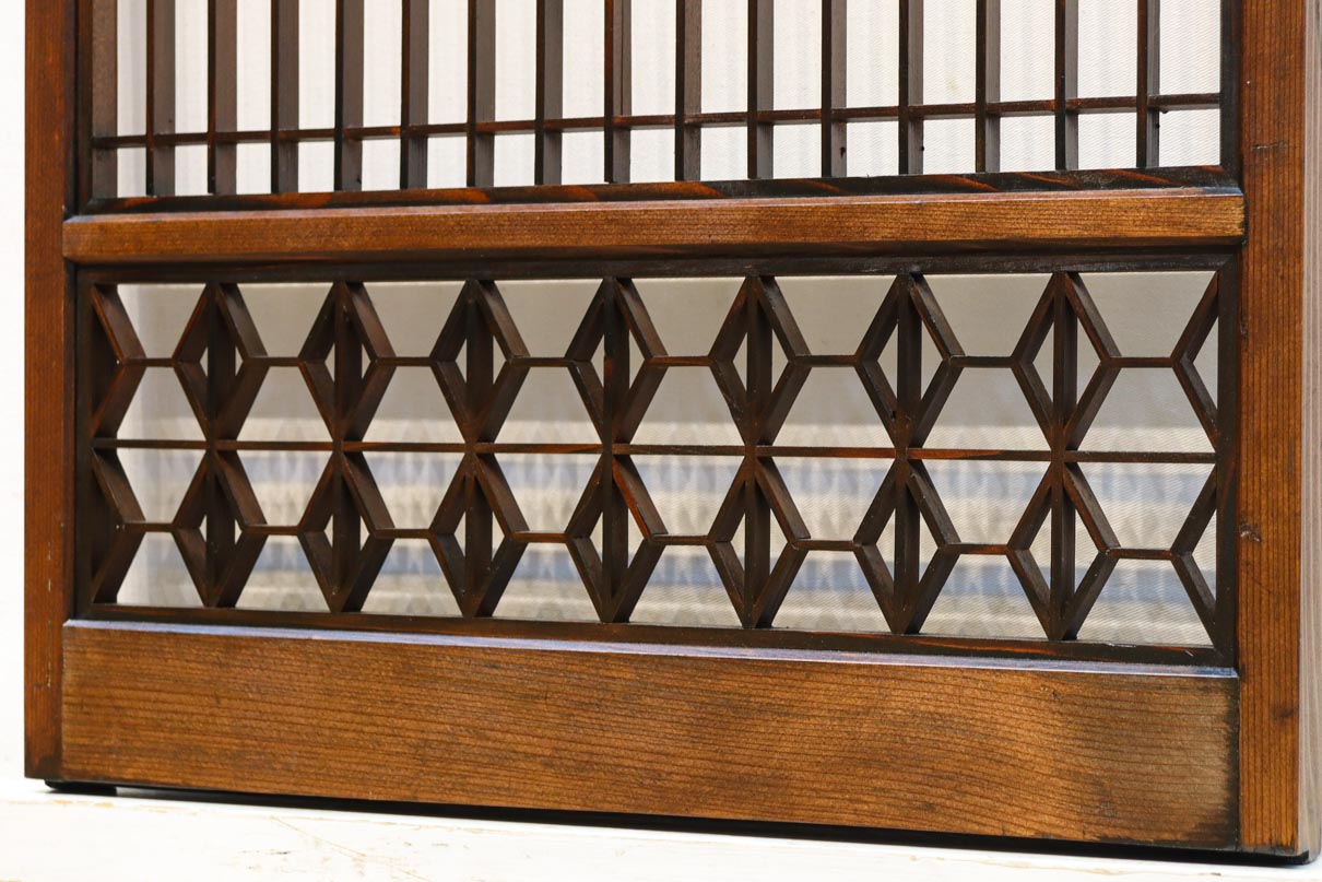 桐組子帯装飾と幾何学組子で雅な面持ちある書院　EZ2818　在庫4枚